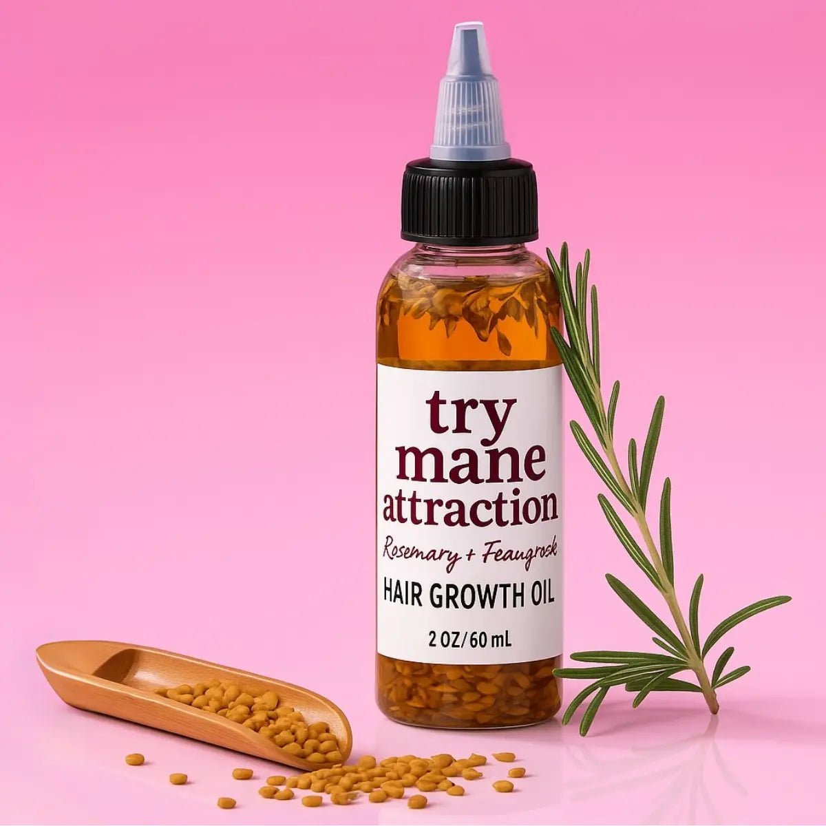 3-in-1 Rosemary + Batana + Fenugreek Hair Growth Oil™